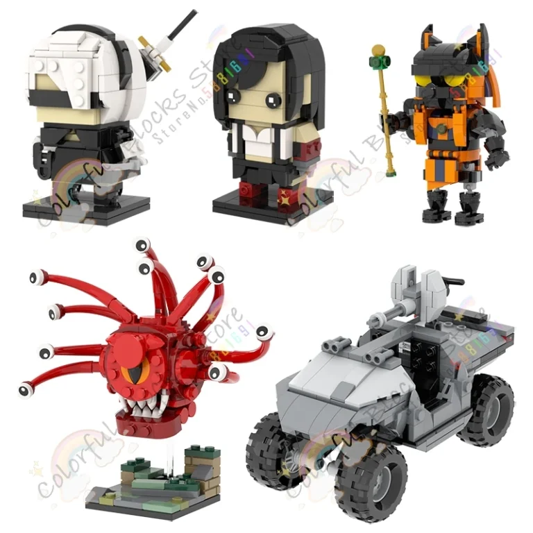 DIY MOC Game Series Action Figure Building Blocks product image