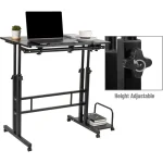 Adjustable Portable Laptop Desk Black 38x2125x4525 5 | PricZone