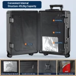 Airline Approved 22 Inch Carry On Suitcase Black 6 | PricZone