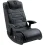 Gaming Floor Chair with Armrests and Bluetooth Audio