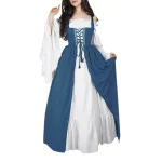 Plus Size Vintage Witch Costume Halloween Dress 3 | PricZone