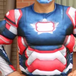 Movie Anime Muscle Superhero Costume with Mask 3 | PricZone