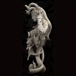 Love and Hate Horned Magic Girl Resin Model Bust 110 3 | PricZone