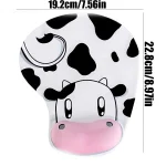 Cow Mouse Pad with Wrist Support Ergonomic Design 6 | PricZone