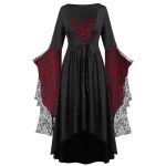 Plus Size Vintage Gothic Witch Dress for Women 6 | PricZone