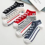 Trendy Low Cut Cotton Boat Socks 5 Pairs 1 | PricZone