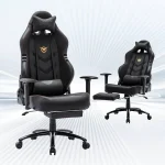 Big and Tall Gaming Chair with Footrest 350lbs Capacity 1 | PricZone