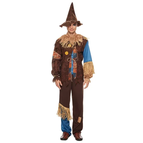 Mens Patchwork Scarecrow Costume Plus Size 1 | PricZone