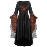 Plus Size Vintage Gothic Witch Dress for Women 4 | PricZone