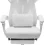 Ergonomic Gaming Chair with Footrest Mesh Back White