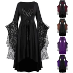 Plus Size Vintage Gothic Witch Dress for Women 1 | PricZone