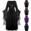 Plus Size Vintage Gothic Witch Dress for Women