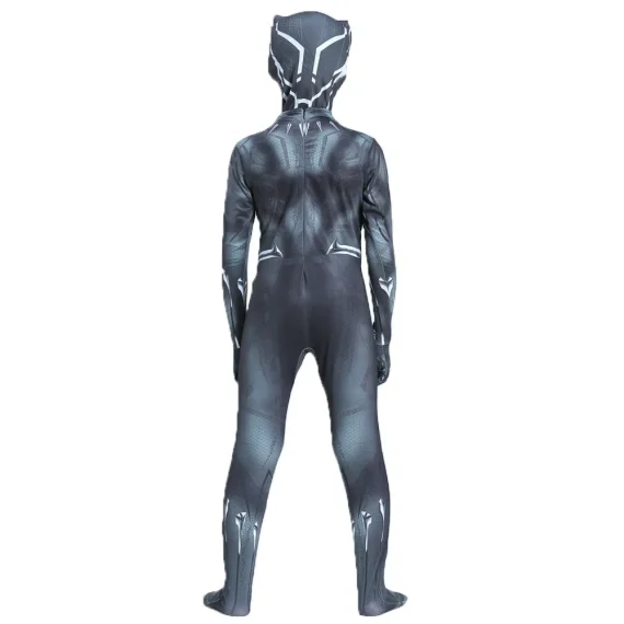 Boys Black Panther Superhero Tights Cosplay Set 5 | PricZone