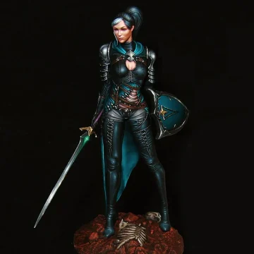 Sexy Female Warrior Resin Model Kit 1/24 Scale 1