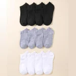 Solid Color Low Cut Boat Socks 12 Pairs 2 | PricZone