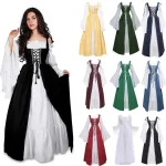 Plus Size Vintage Witch Costume Halloween Dress 1 | PricZone