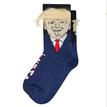 Donald Trump Spoof Funny Socks 3D Crew 1 | PricZone