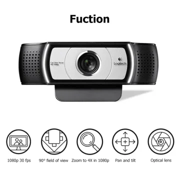 Logitech C930e HD 1080P Webcam with 4x Digital Zoom 2