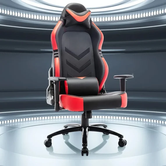 Big and Tall Gaming Chair with Footrest 350lbs 6 | PricZone