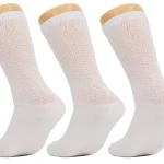 Diabetic Loose Fit Crew Socks Non Binding 3 Pairs 2 | PricZone