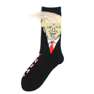 Donald Trump Spoof Funny Socks 3D Crew 2