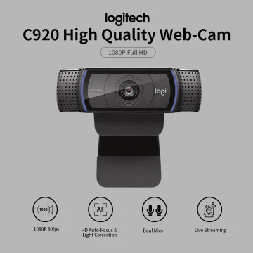 Logitech C920 Pro HD 1080P Webcam with Auto-Focus 2