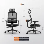 Ergonomic High Back Office Chair with Lumbar Support 3 | PricZone