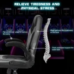 Ergonomic Gaming Chair with PU Leather Lumbar Support 2 | PricZone