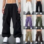 Harajuku Oversized Cargo Pants Men Streetwear 2 | PricZone