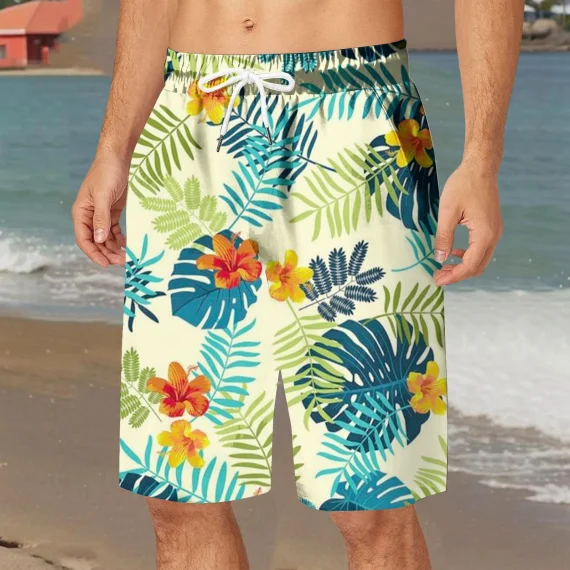 Quick Dry Swim Shorts 5 Inch Mesh Beach Trunks 5 | PricZone