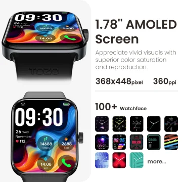 TOZO S4 AcuFit Smart Watch with AMOLED Screen 2