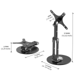 UPERFECT Freestanding VESA Monitor Stand Arm 13 185 Inch Adjustable 3 | PricZone