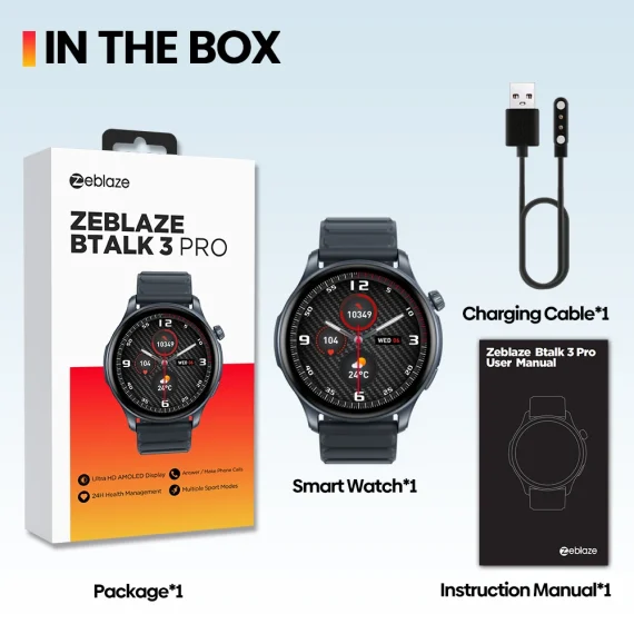 Zeblaze Btalk 3 Pro AMOLED Smart Watch With Calls 6 | PricZone