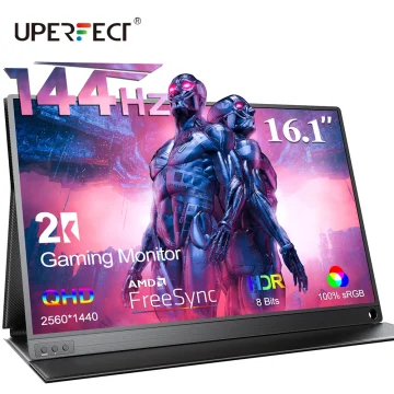 UPERFECT 16.1-Inch 2K 144Hz Portable Gaming Monitor 1