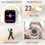 Smart Watch with Touch Screen Calls Fitness 6 | PricZone