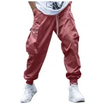 Men Cargo Pants Streetwear Elastic Waist Jogger Sweatpants Hip Hop Sport Pants Mens Clothing Drawstring Pockets Trousers 5 | PricZone