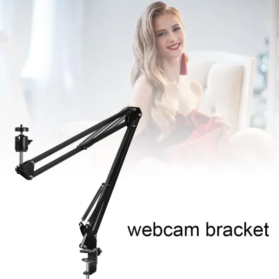 Adjustable Webcam Stand with Desk Clamp Mount 5 | PricZone