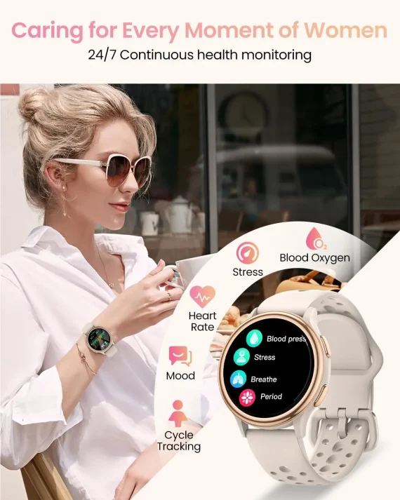 Smart Watches for Women with 400+ Watch Faces and Calls 5 | PricZone