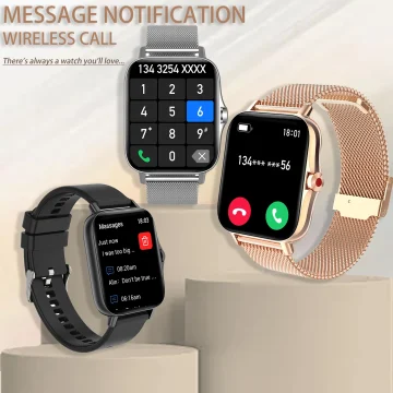 Smart Watch with Touch Screen Calls Fitness 2