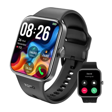 TOZO S4 AcuFit Smart Watch with AMOLED Screen 1