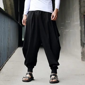 Cotton Linen Harem Pants for Festivals 1