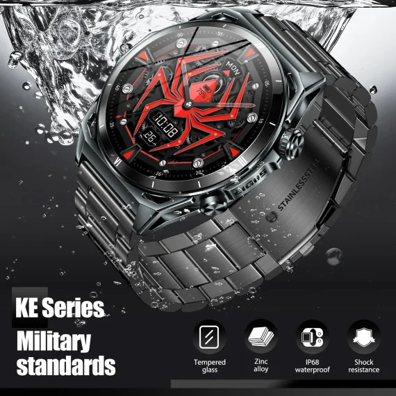 Smart Watch Ke6 143 Amoled Display 4 | PricZone