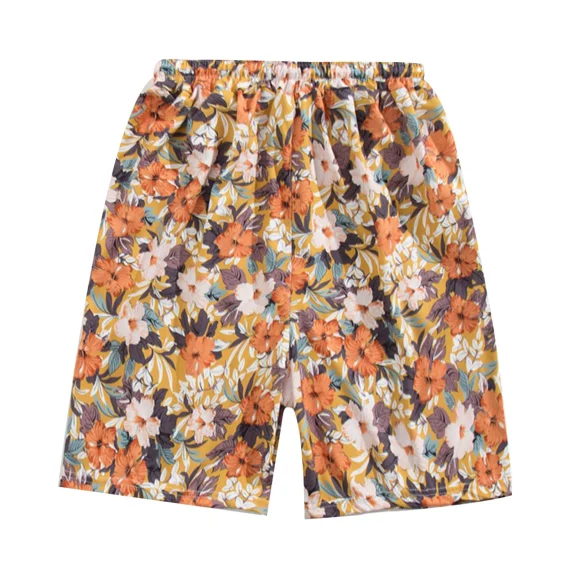 Loose Floral Beach Shorts Vacation Casual Board Shorts 3 | PricZone