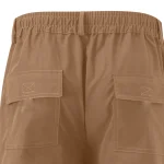 Baggy Cargo Pants with Solid Color Pockets 5 | PricZone