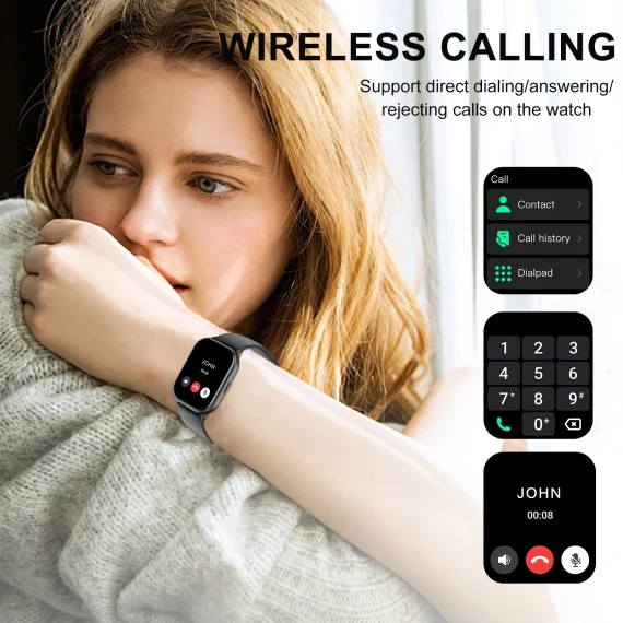 Smart Watch with Voice Assistant Message Alerts 3 | PricZone