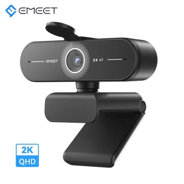 2K Streaming Webcam 1440P Full HD USB with Microphone 1