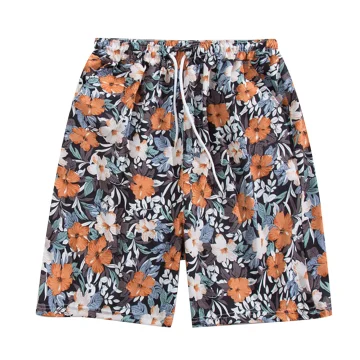 Loose Floral Beach Shorts - Vacation Casual Board Shorts 2