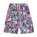 Loose Floral Beach Shorts Vacation Casual Board Shorts 1 | PricZone