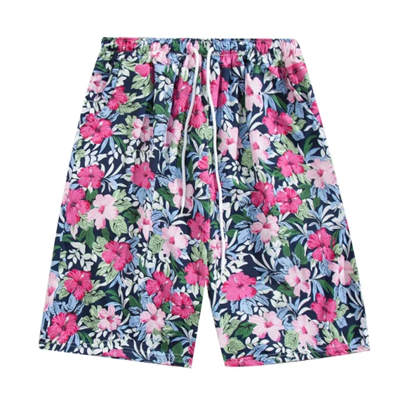 Loose Floral Beach Shorts Vacation Casual Board Shorts 1 | PricZone