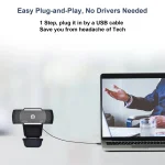 HD Webcam with Mic for Video Calls Streaming 1080P 4 | PricZone